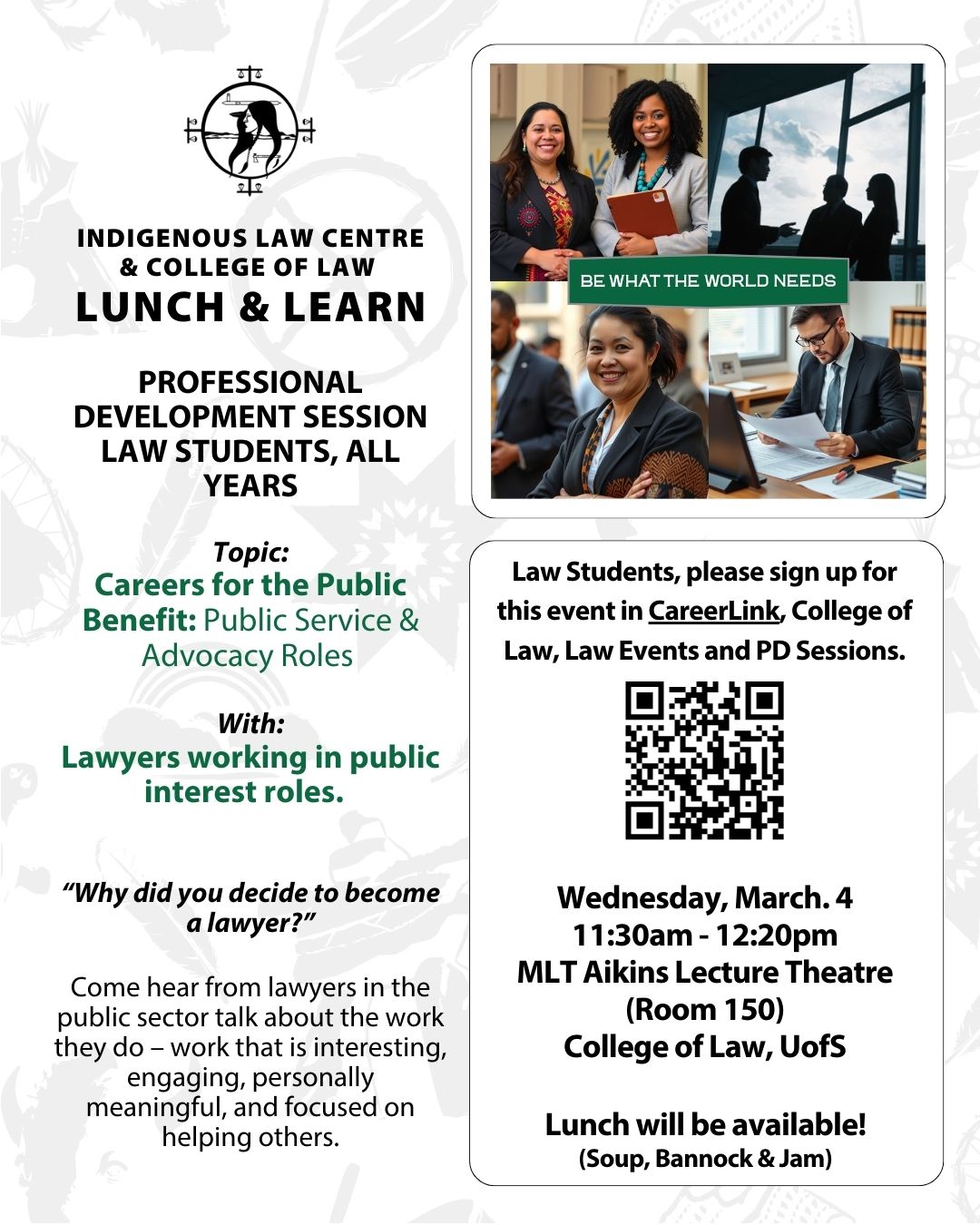ILC & Professional Development Event Poster for March 4, 2026